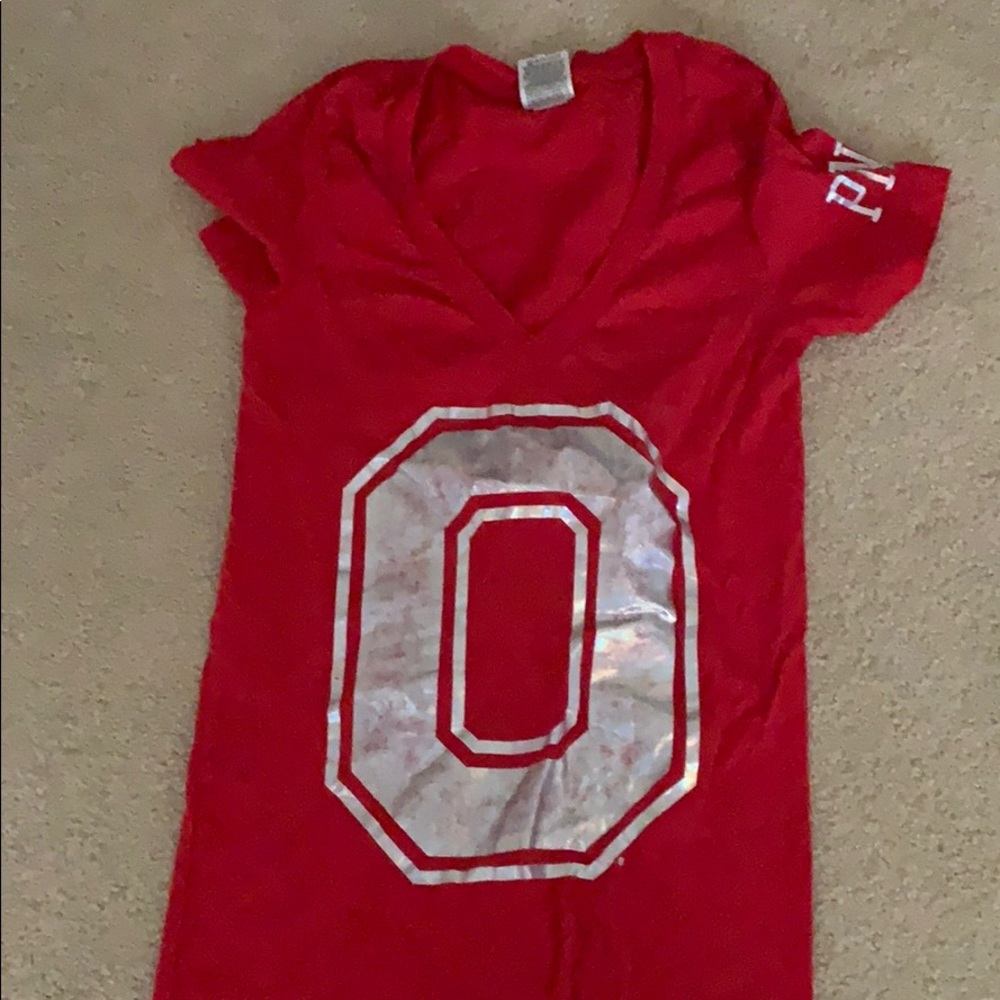 Victoria secret pink Ohio State top